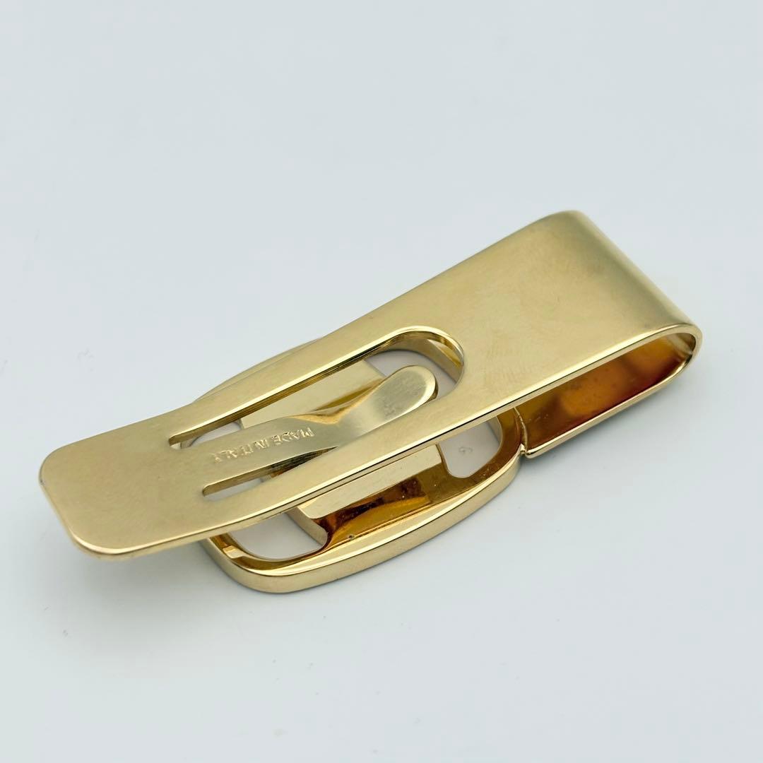 【希少・美品】フェラガモ ヴァラ 金具 マネークリップ ゴールド 箱・リボン付き