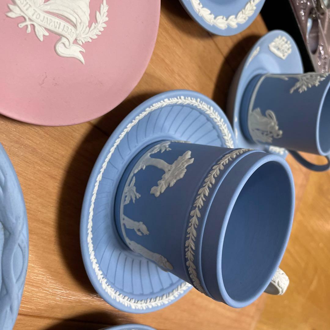  ウェッジウッド ジャスパー イヤープレート カップ&ソーサー