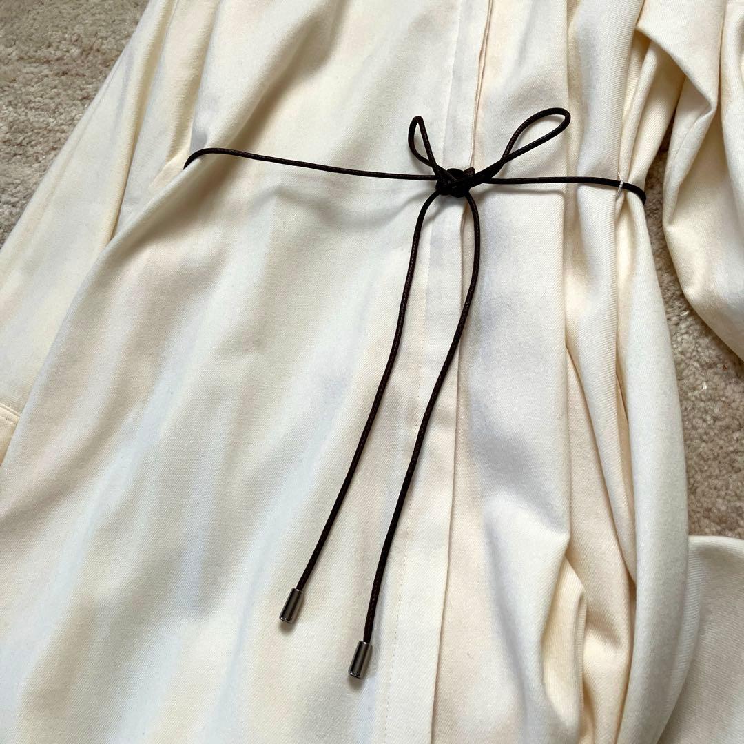 最終【MORABITO BLANC】サキソニーワンピースドレス97900円新品