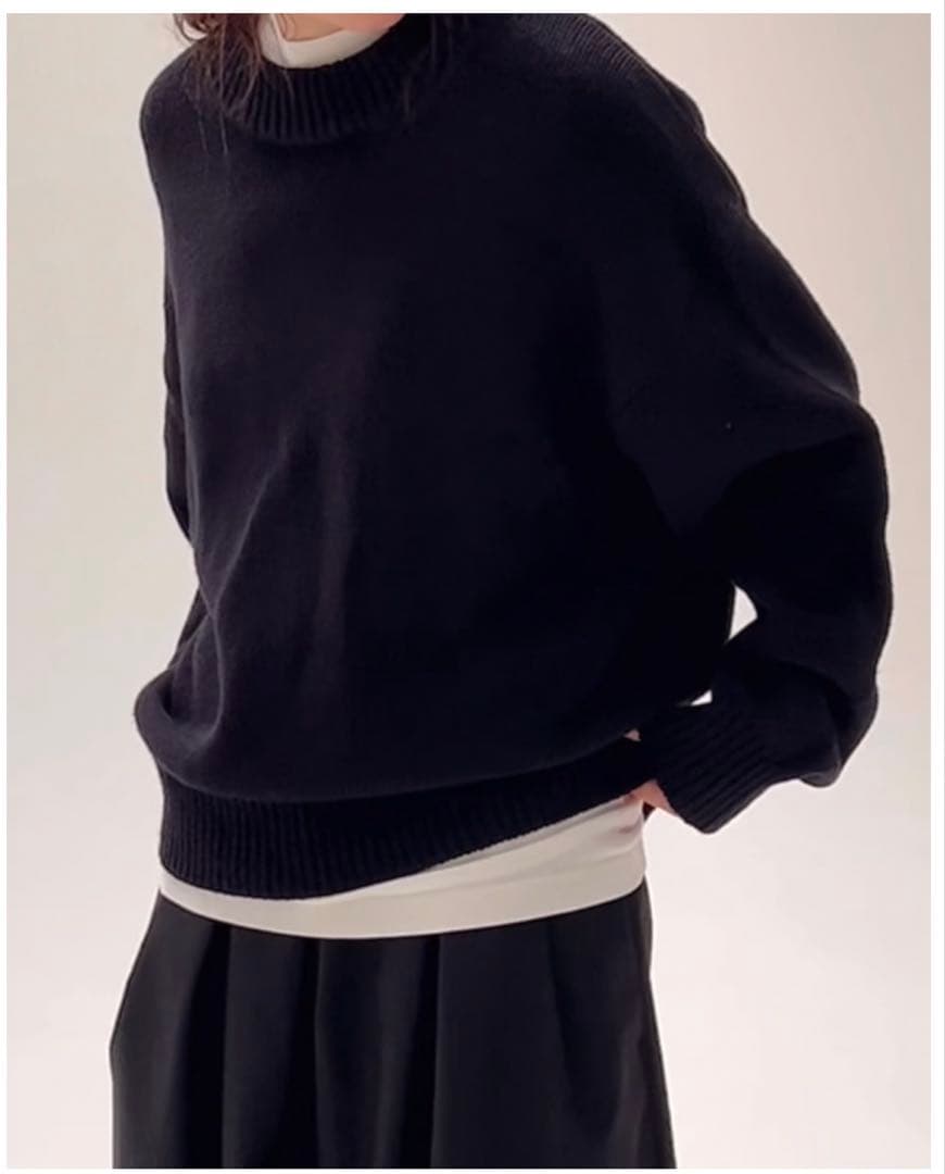 トップス Roundhem Linen Knit