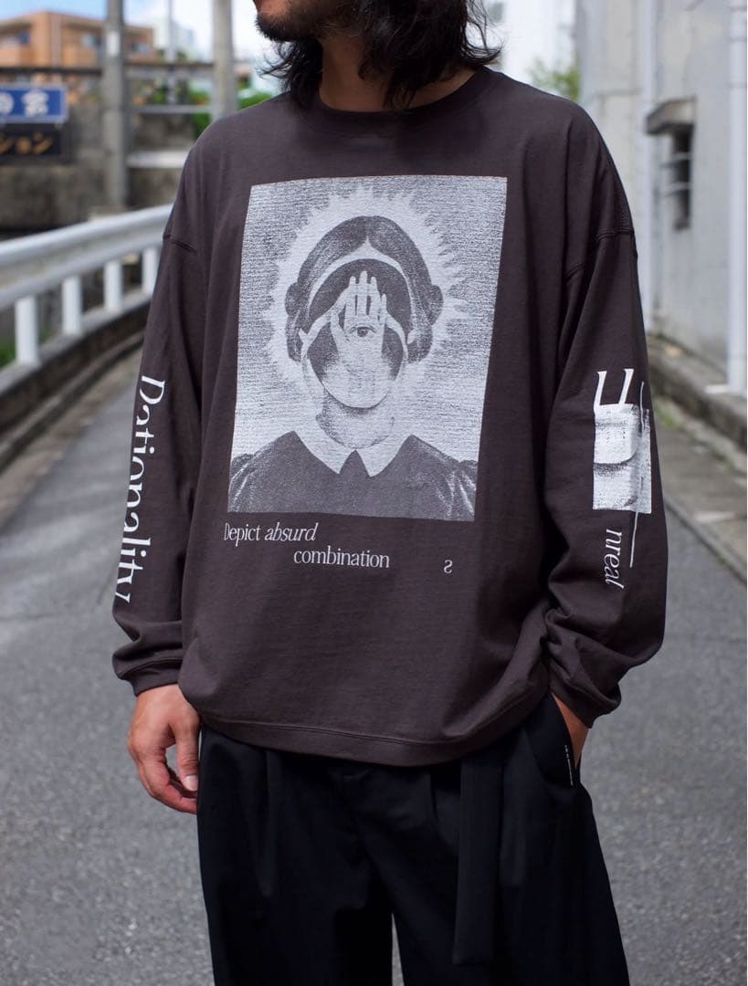 F/CE. 榎本マリコとのコラボ　プリントロングスリーブTシャツ