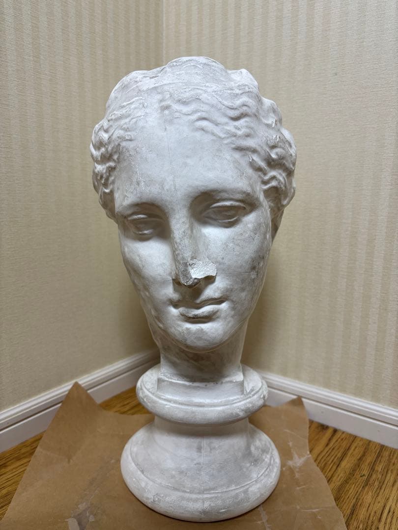 石膏像 古代ヴィーナス首像 アバタのヴィーナス デッサン　岡製作所　OKA