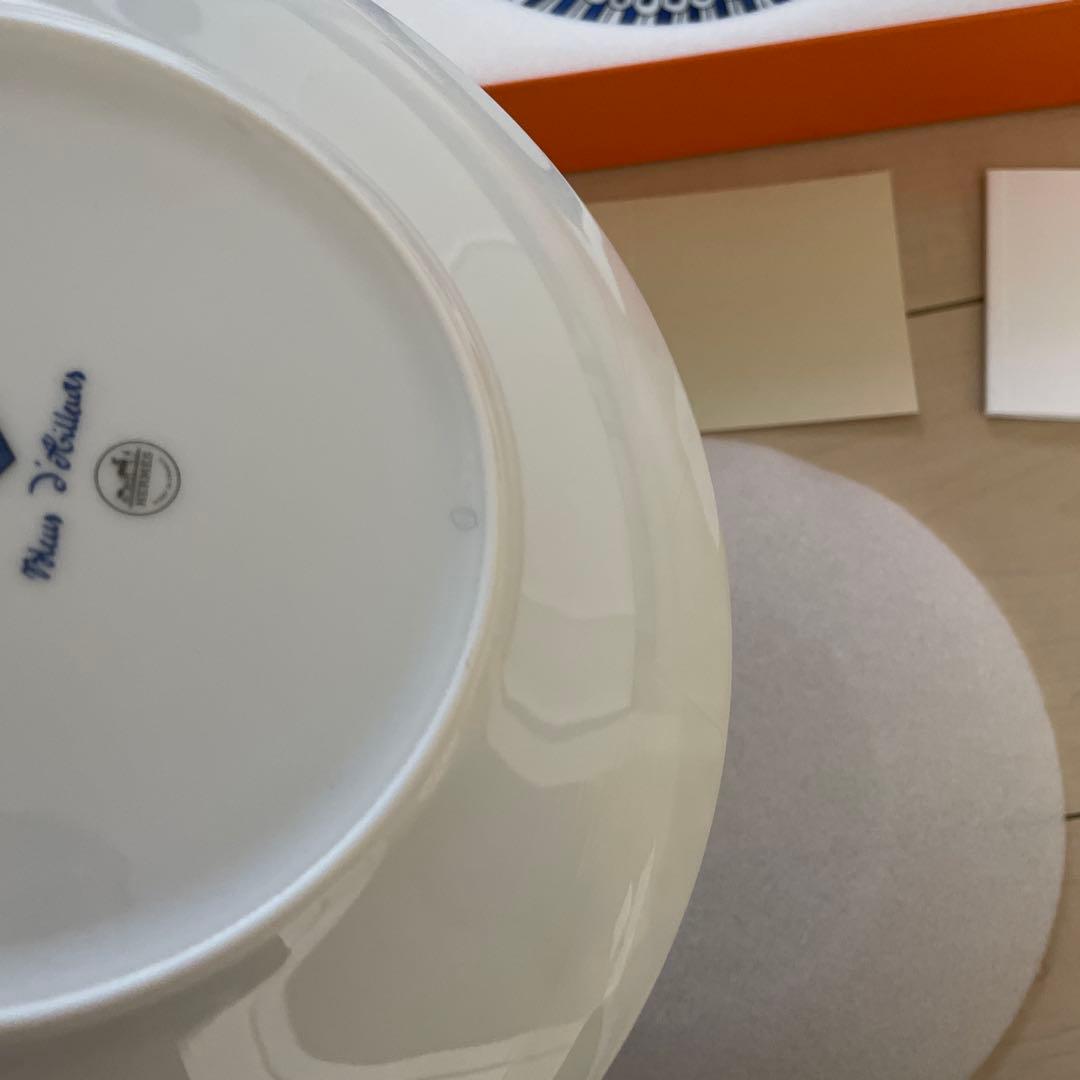 エルメス　HERMES ブルーダイユール　2枚セット