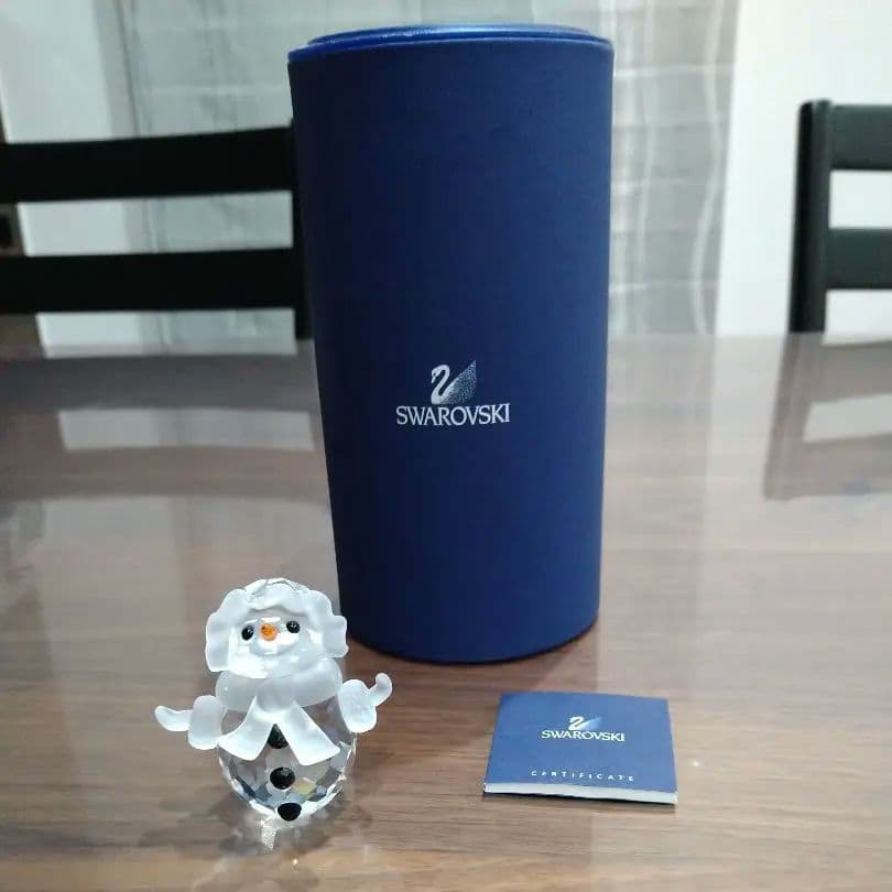 スワロフスキー　雪だるま　スノーマン