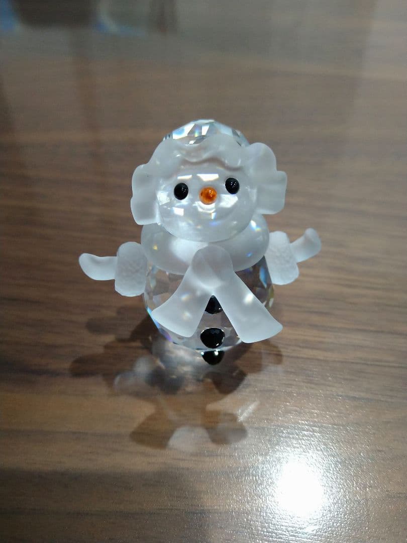 スワロフスキー　雪だるま　スノーマン