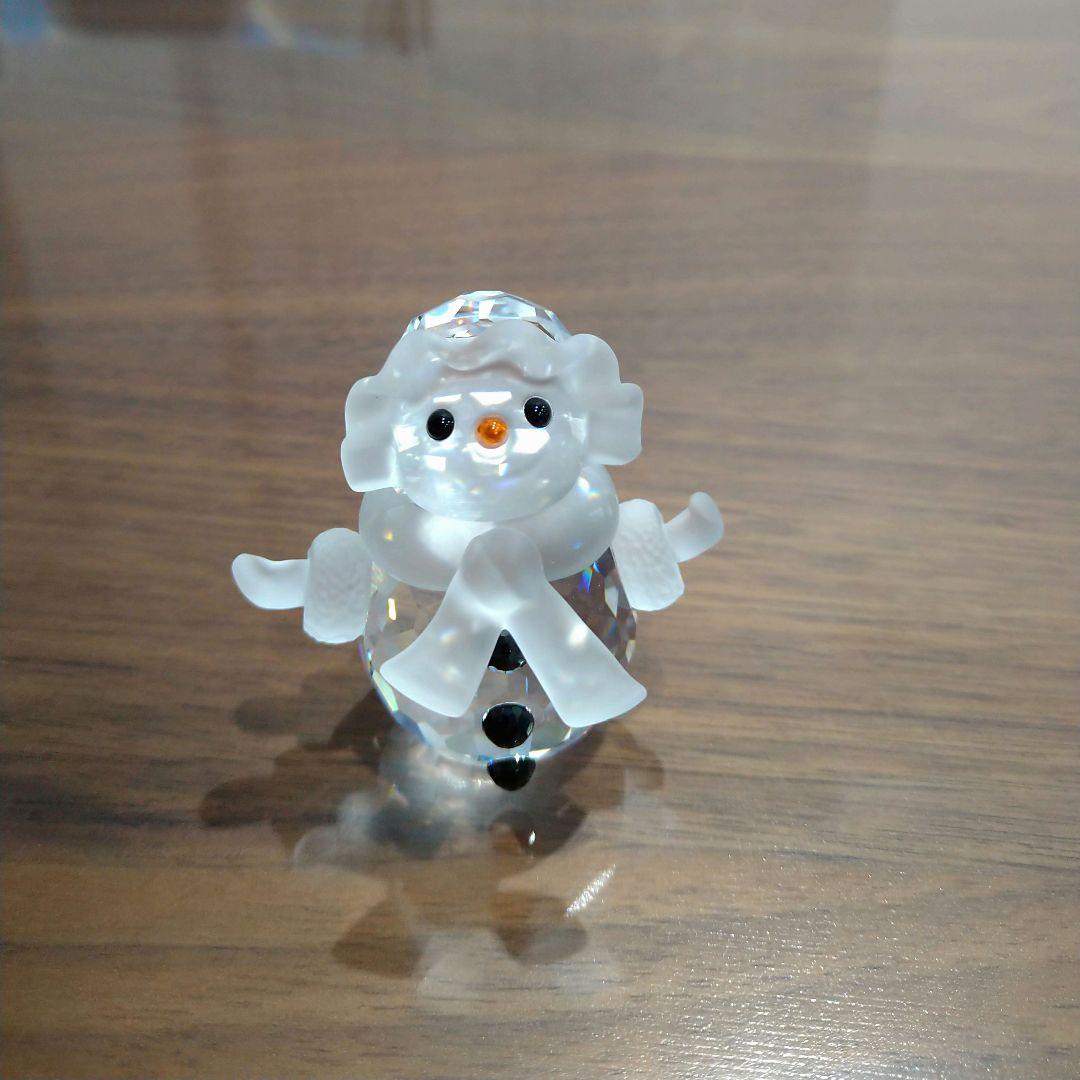 スワロフスキー　雪だるま　スノーマン
