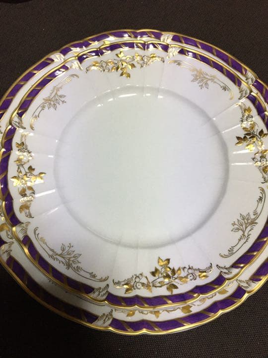 大皿2枚セット　KPM オランダの女王　アンティーク　洋館所蔵品　ミシュラン