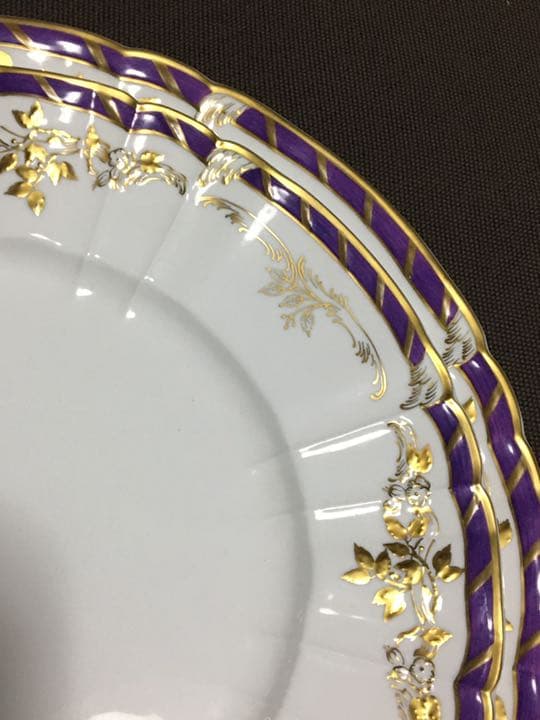 大皿2枚セット　KPM オランダの女王　アンティーク　洋館所蔵品　ミシュラン