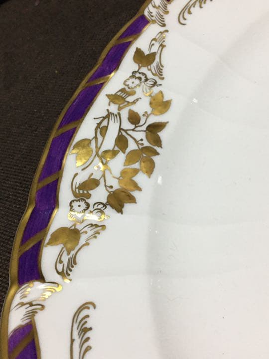 大皿2枚セット　KPM オランダの女王　アンティーク　洋館所蔵品　ミシュラン