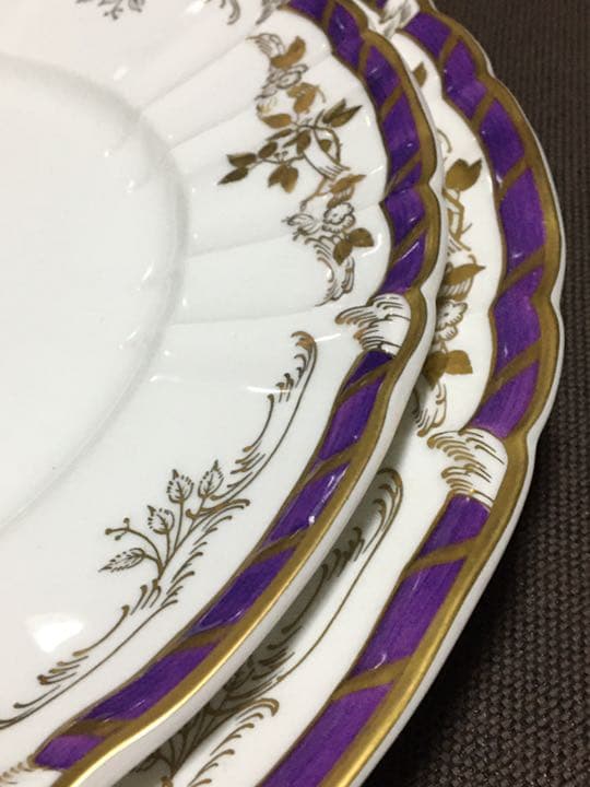 大皿2枚セット　KPM オランダの女王　アンティーク　洋館所蔵品　ミシュラン