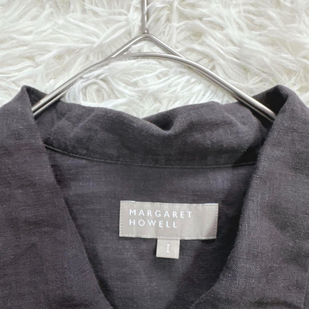 極美品 22SS マーガレットハウエル FINE LINEN SHIRT リネン