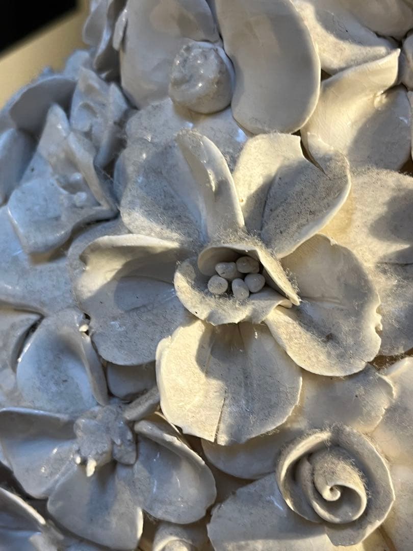 コンランショップ購入DESPOTS/デスポッツ 花びらフラワーベース ホワイト大