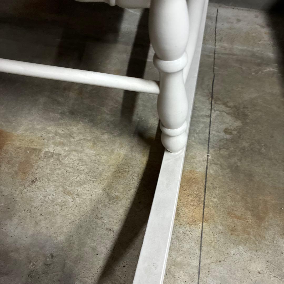 アンティーク ASAHI KYOUHAN ロッキングチェア　ホワイト 椅子 イス