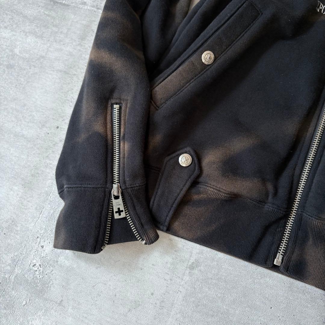 ジャケット・アウター 00s sweat blouson scull gimmick y2k punk