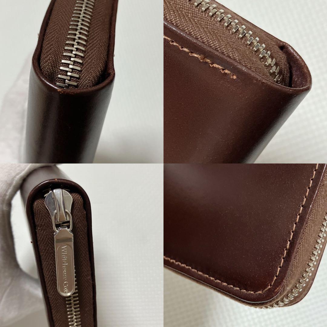 ・未使用　ホワイトハウスコックス ブライドルレザー　ラウンドジップ長財布　箱付き