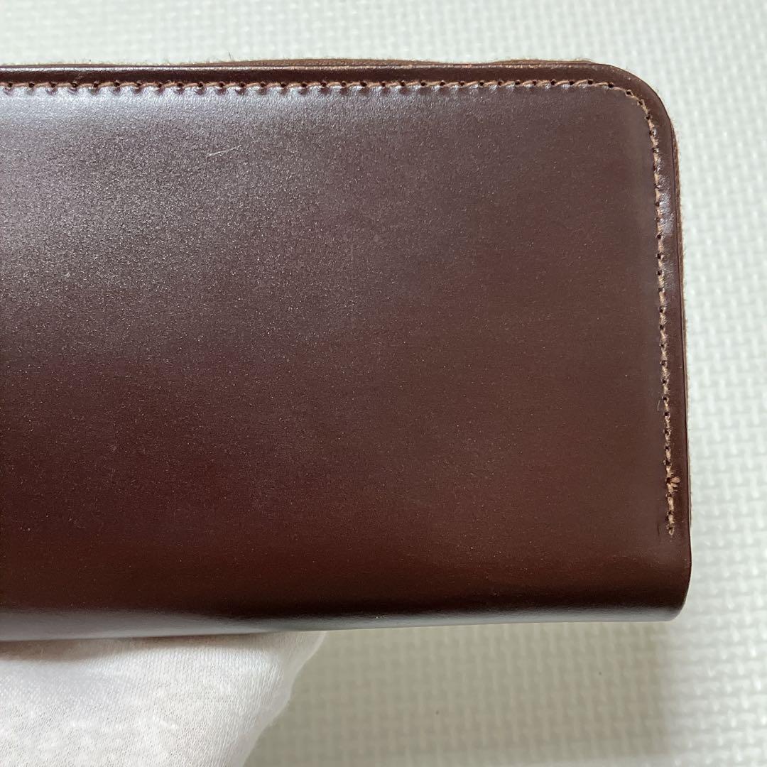 ・未使用　ホワイトハウスコックス ブライドルレザー　ラウンドジップ長財布　箱付き