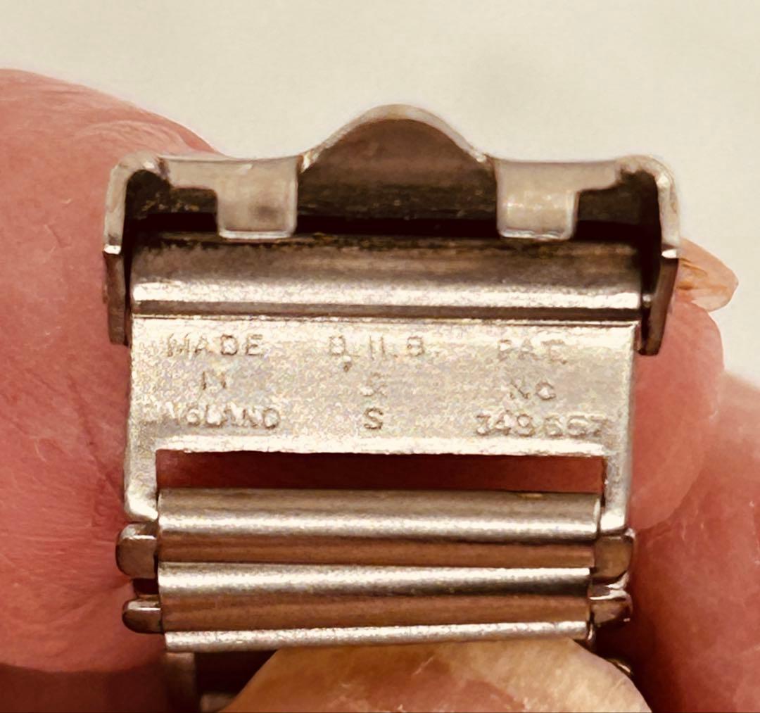 イギリス製　ボンクリップ　腕時計バンブーブレス　取付幅16㎜