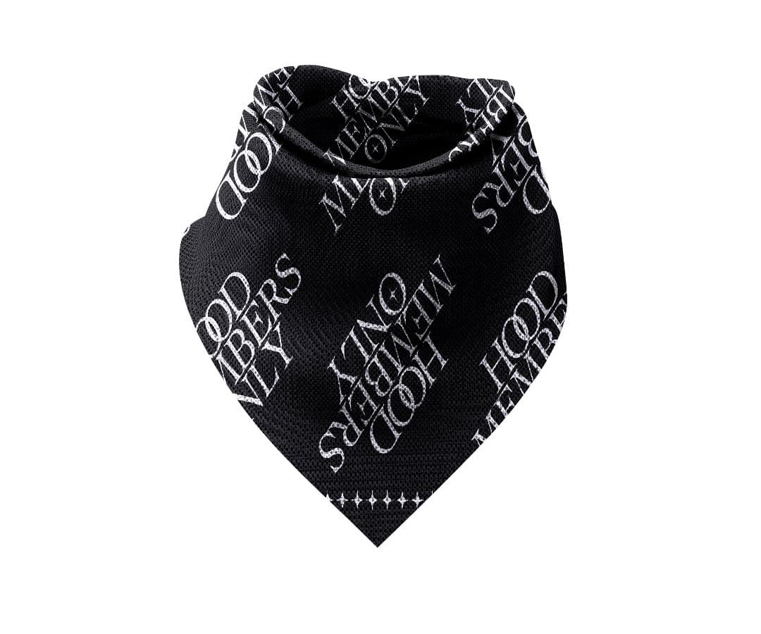 小物 MIKADO B@NDANA BLACK/WHITE