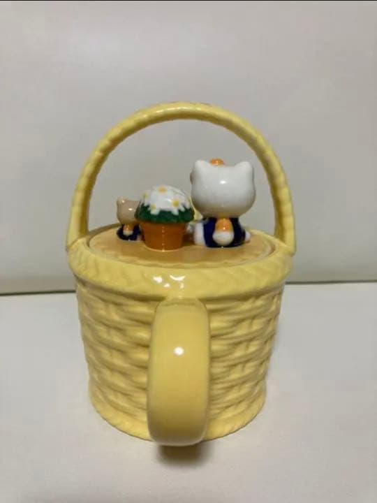 sanrio ハローキティ デコレーションポット 急須 陶器