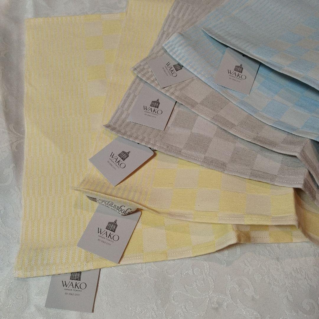 新品・WAKO和光・ランチョンマット6枚・クラスボルスリネン・スゥエーデン製