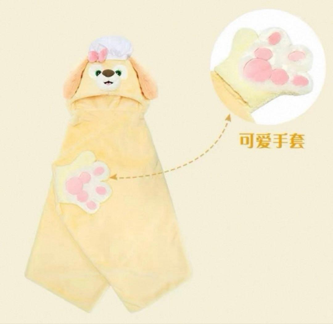 【現地購入☆正規品】クッキーアン　冬　ブランケット　帽子付　上海ディズニー
