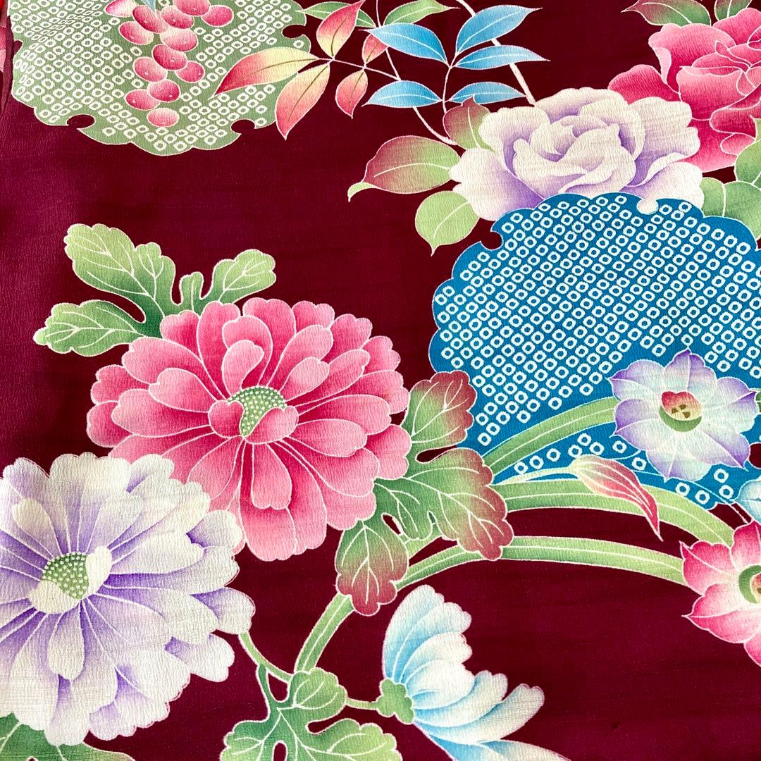 アンティーク　女の子　3歳　子供着物　七五三　NO6