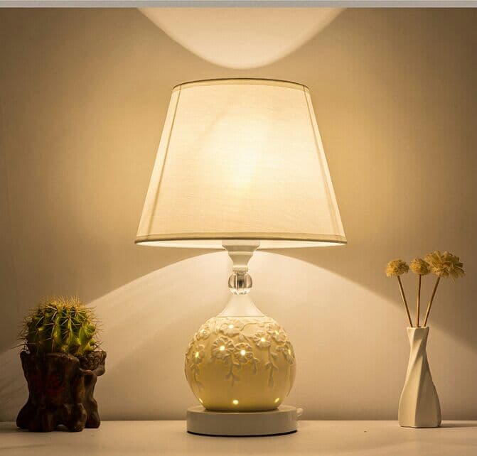 マンチック 簡約 上も下も明るい デスクライト テーブルスタンド ナイトスタンド