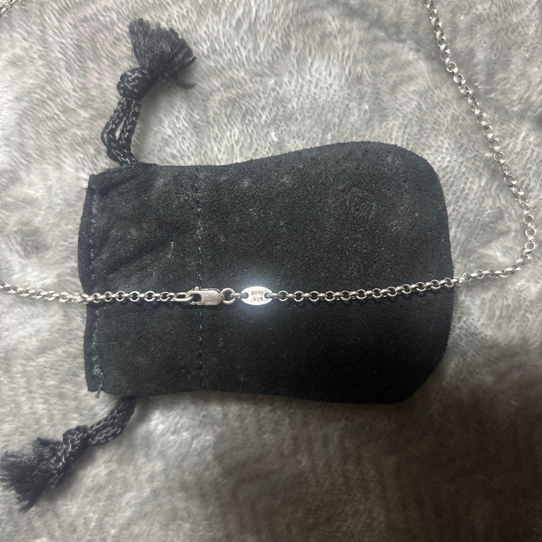 Y*a様 クロムハーツ　タイニーCH クロスチャーム　18インチロールチェーン付