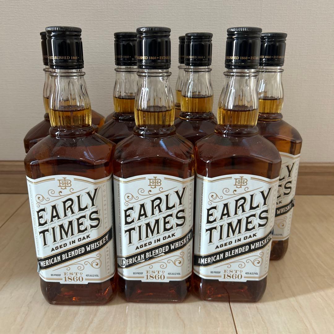 EARLY TIMES アメリカンブレンドウイスキー 700ml 11本