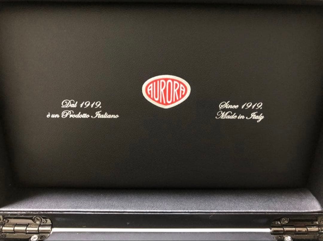 アウロラ　万年筆カレイドスコーピオ　ルーチェヴェルデ　字幅B インク付き