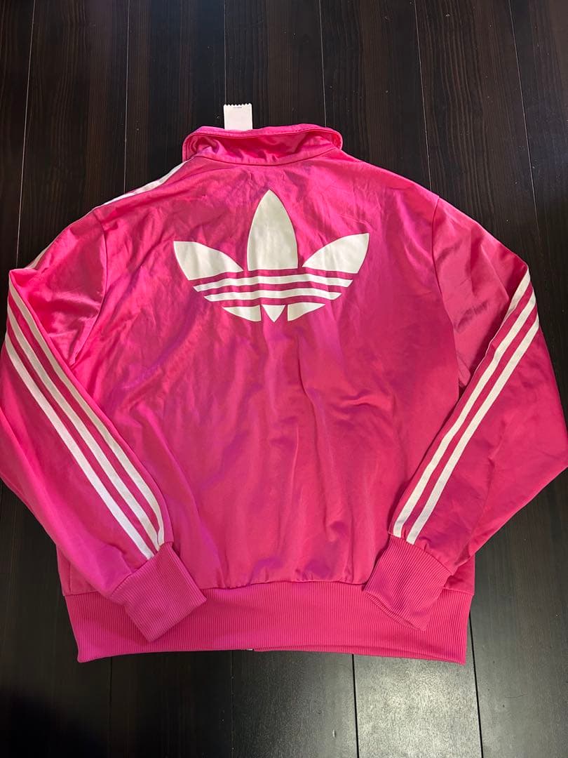 adidasアディダス ピンク ジャージ　トラックジャケット