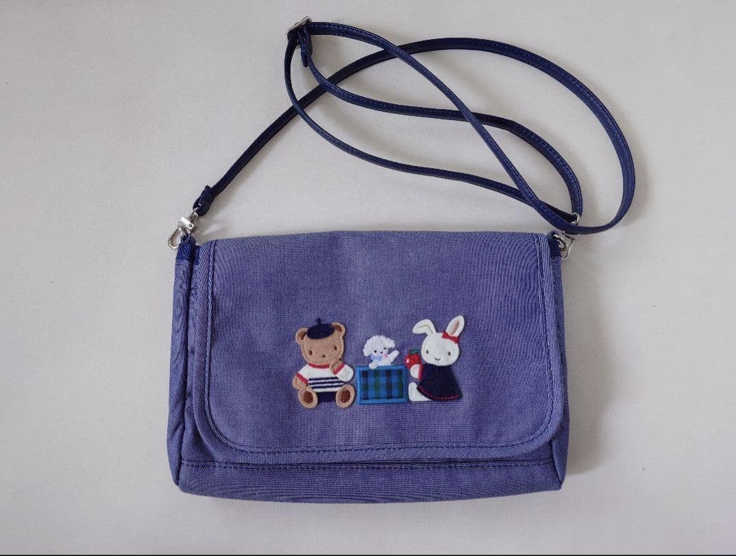 【美品】ファミリア　ウォレットショルダー