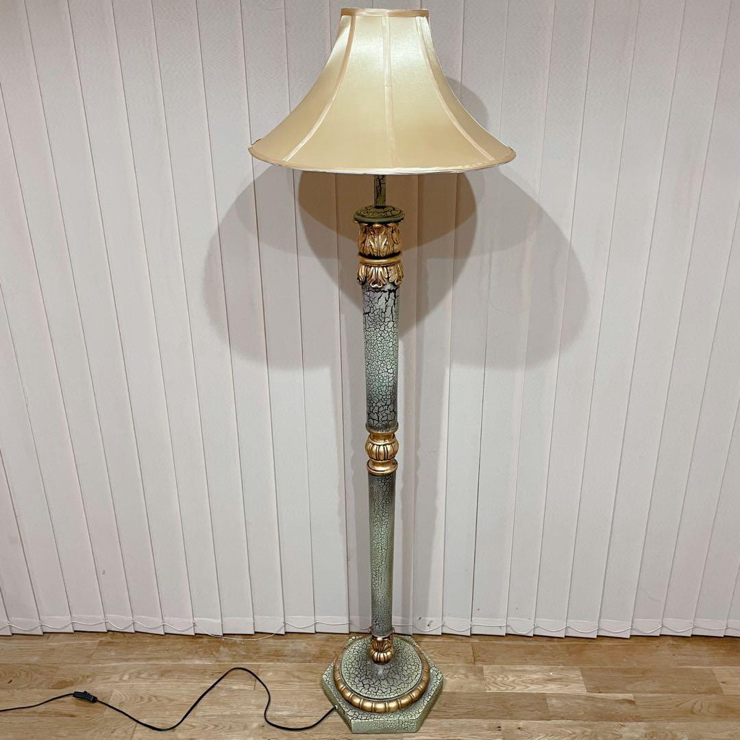 アンティーク　フロアスタンドランプ　LED球可　おしゃれ　フロアランプ　照明