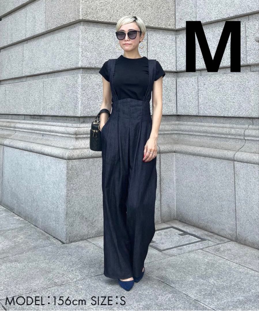 JENNEジェンヌ　2wayハイウエストリラックスデニムパンツ