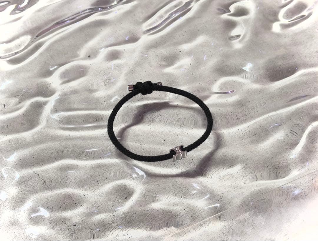 ✨レアCELINE /セリーヌ トリオンフ ビーチブレスレット 付属品あり