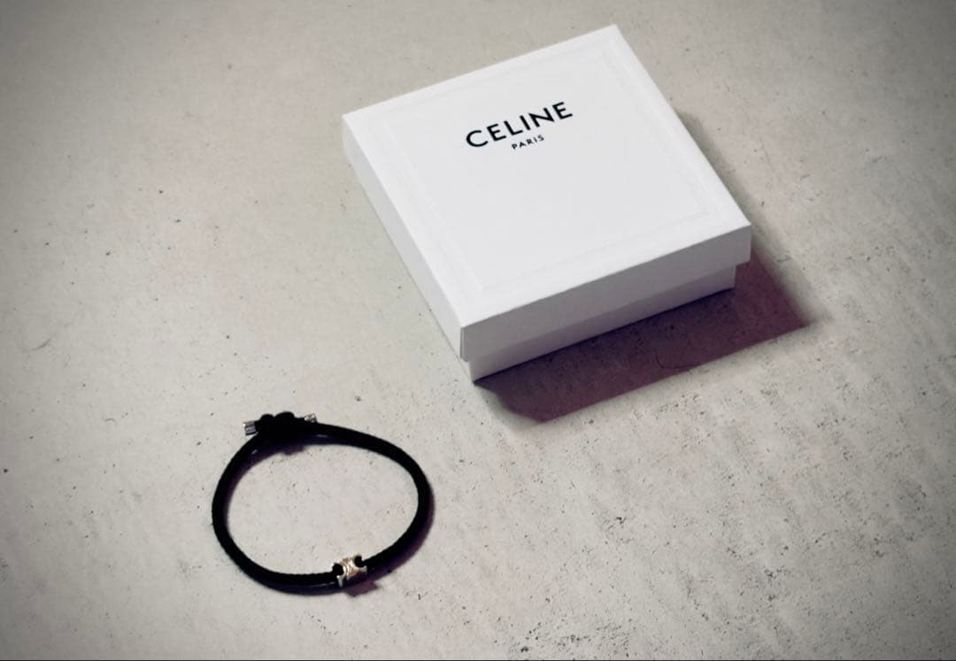✨レアCELINE /セリーヌ トリオンフ ビーチブレスレット 付属品あり
