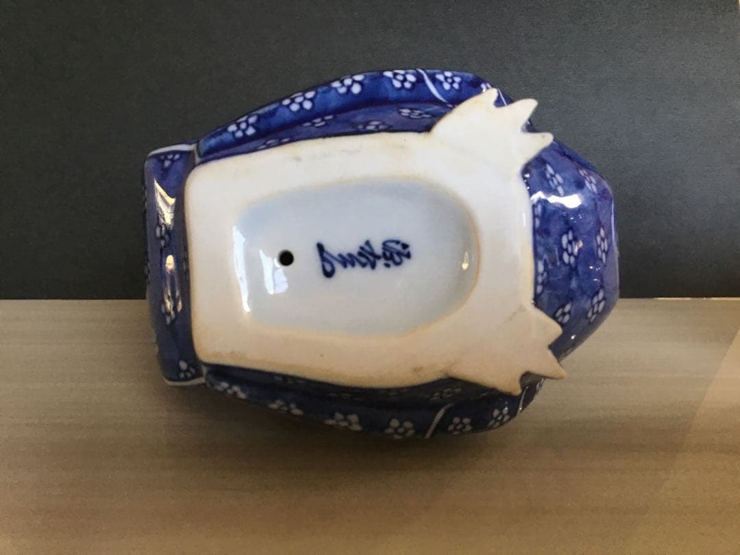 源右衛門鶏ツガイ置き物【美品】