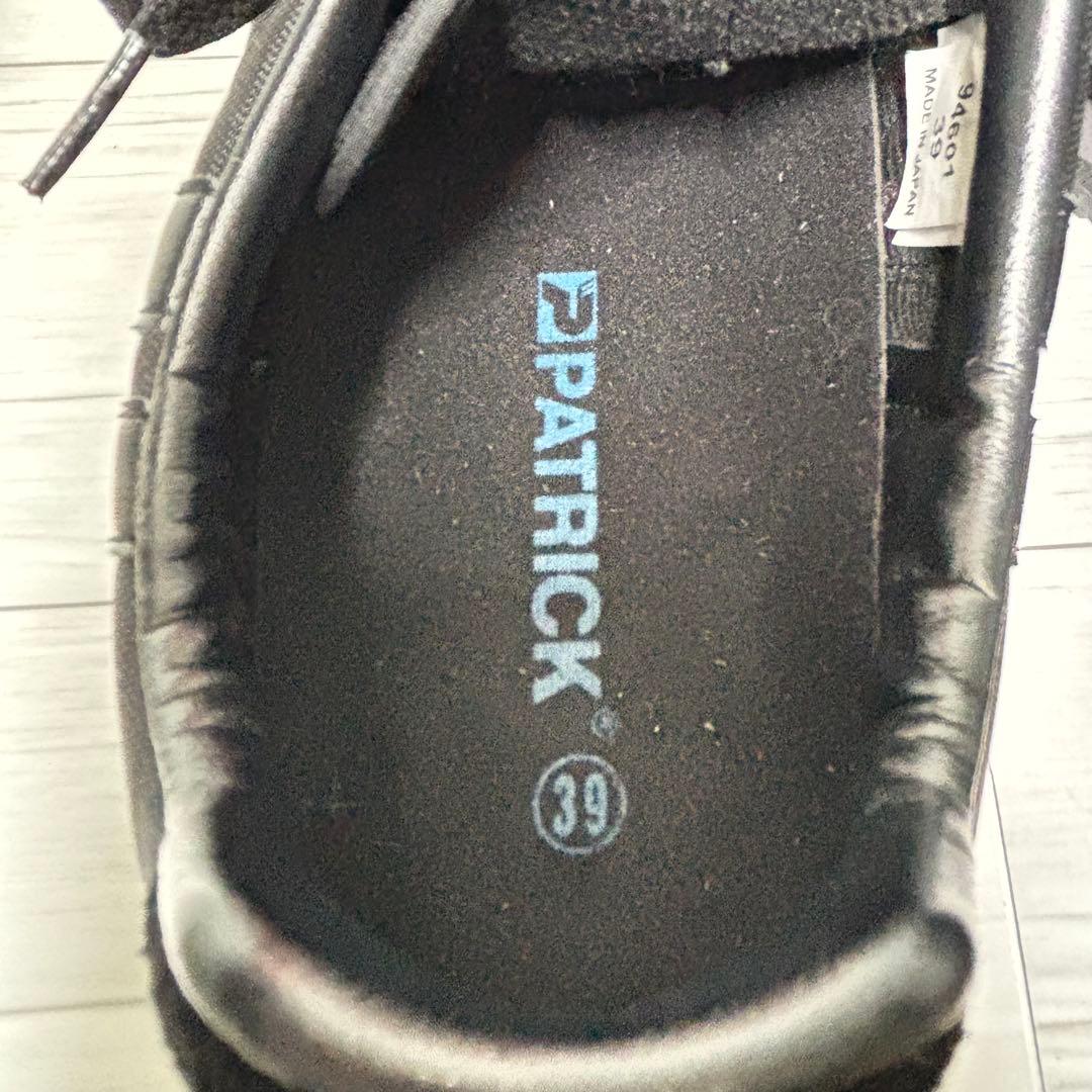 PATRICK パトリック マラソン スペース スニーカー 94601 黒 39