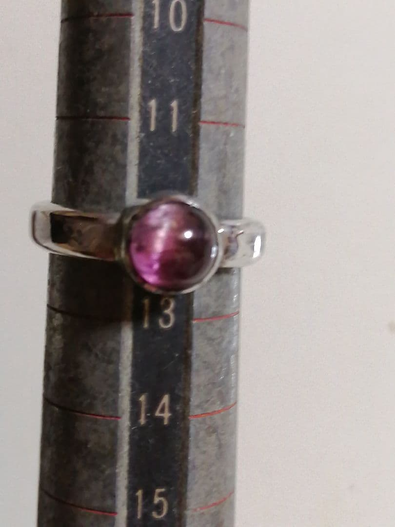 トルマリンキャッツアイのシルバーリング