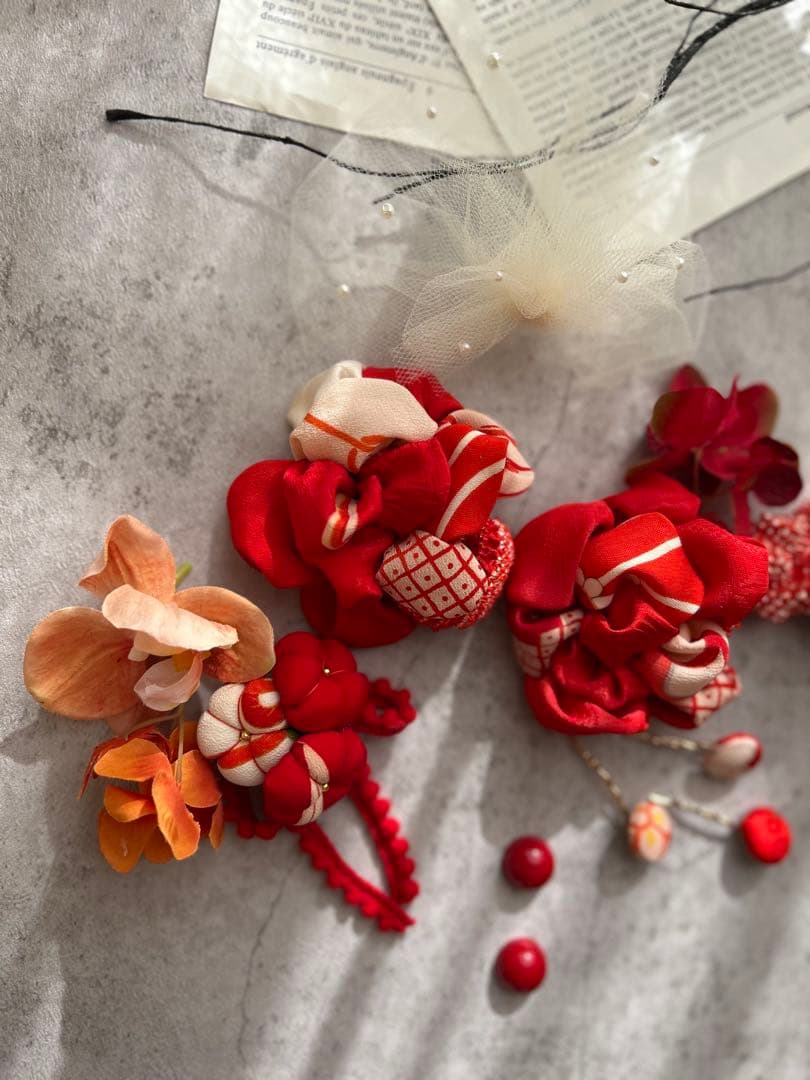 moe様order髪飾り お持ちのお着物に似合わせで♡