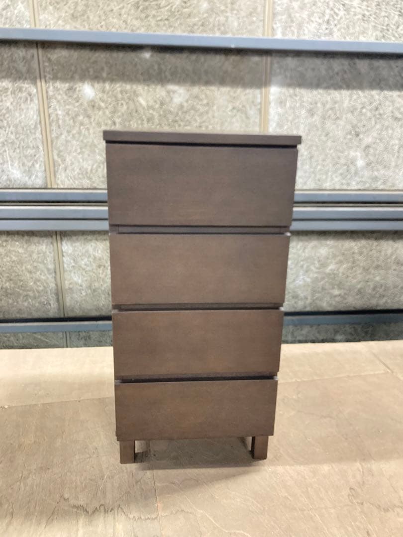 MUJI 無印良品 木製チェスト 4段 タモ材 収納家具