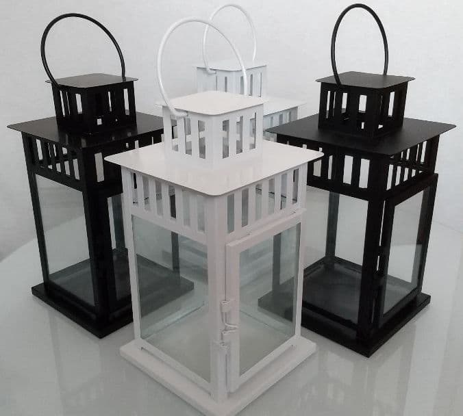 【オシャレ】アイアン スクエア キャンドルホルダー ランタン