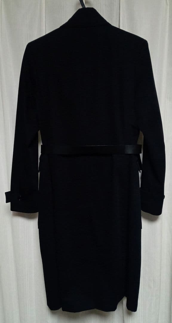 18AW DIOR HOMME atelie レザーベルトトレンチコート 48