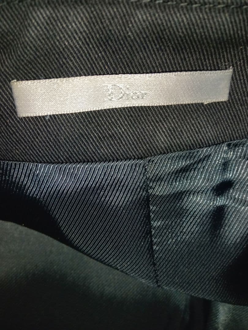 18AW DIOR HOMME atelie レザーベルトトレンチコート 48