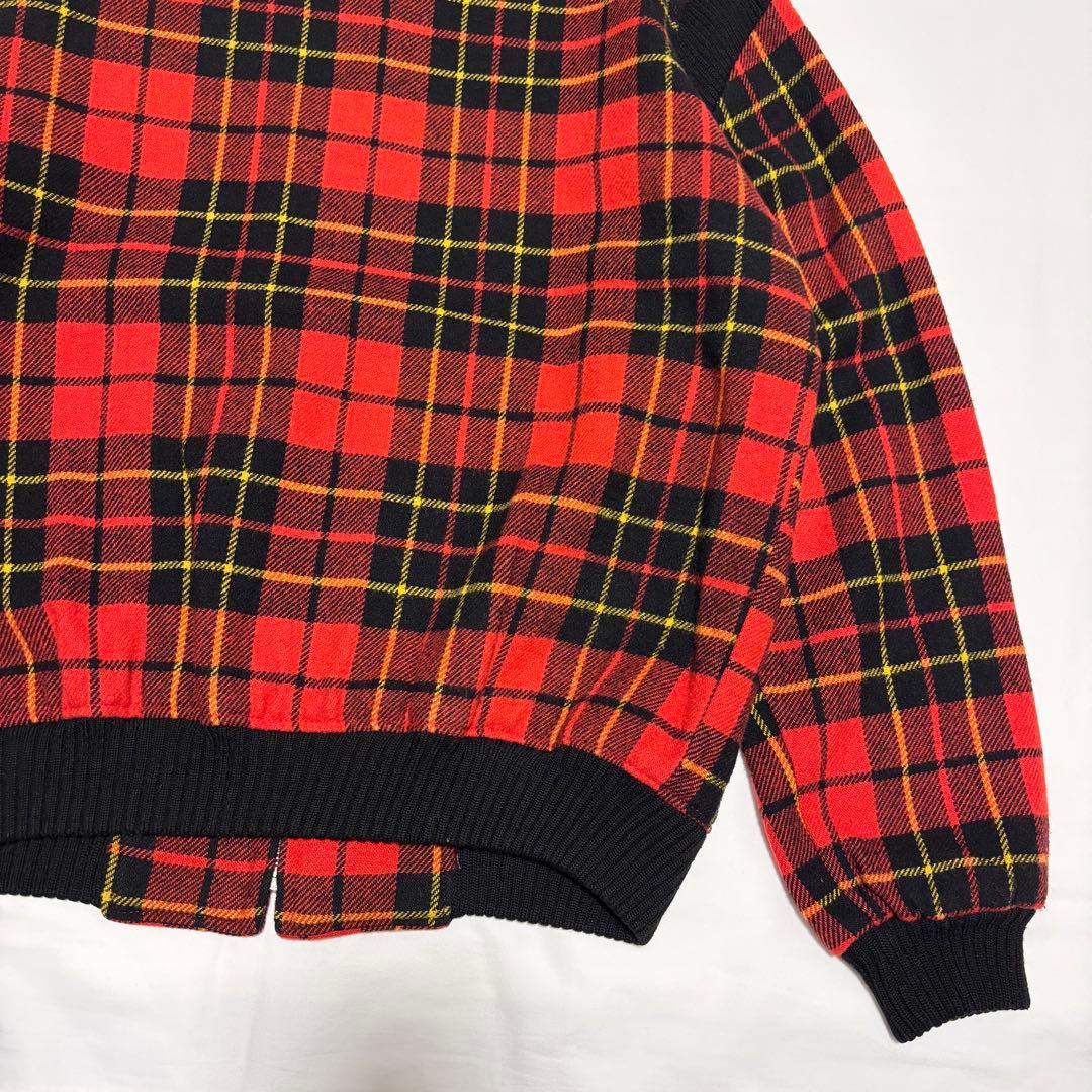 希少！ 90s アーノルドパーマー チェック ウール ブルゾン