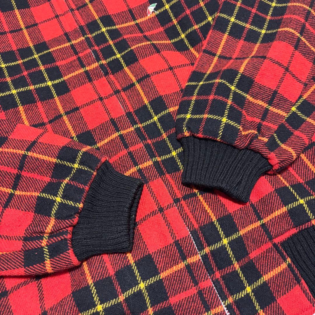 希少！ 90s アーノルドパーマー チェック ウール ブルゾン