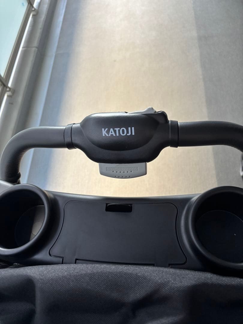 値引有【美品！ほぼ未使用】カトージ 2人でゴーDX 二人乗りベビーカー　ブラック