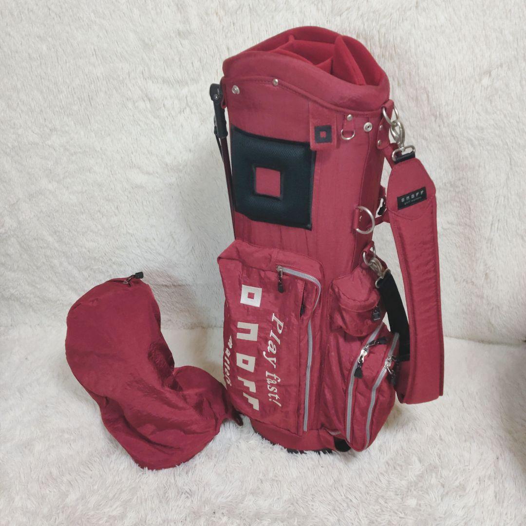 ONOFF★オノフ★9.0型★軽量★良品★スタンド(RED)キャディバッグ