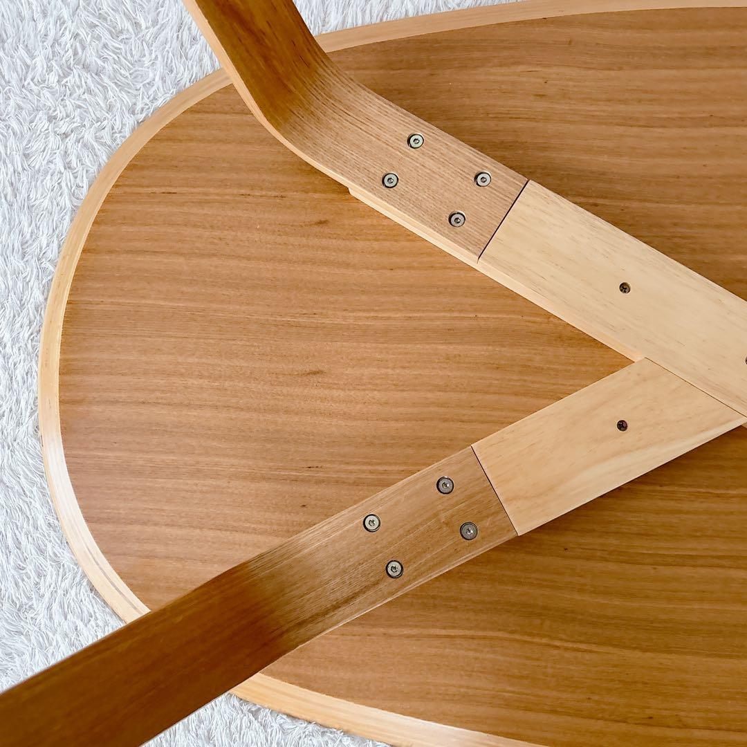 小島sunny様リクエスト品】無印良品 プライウッド アッシュ オーバル ローテ