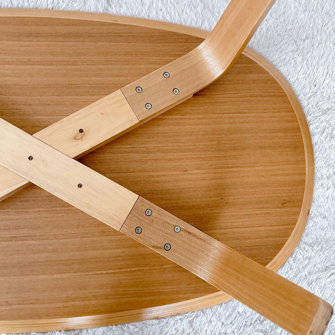 小島sunny様リクエスト品】無印良品 プライウッド アッシュ オーバル ローテ